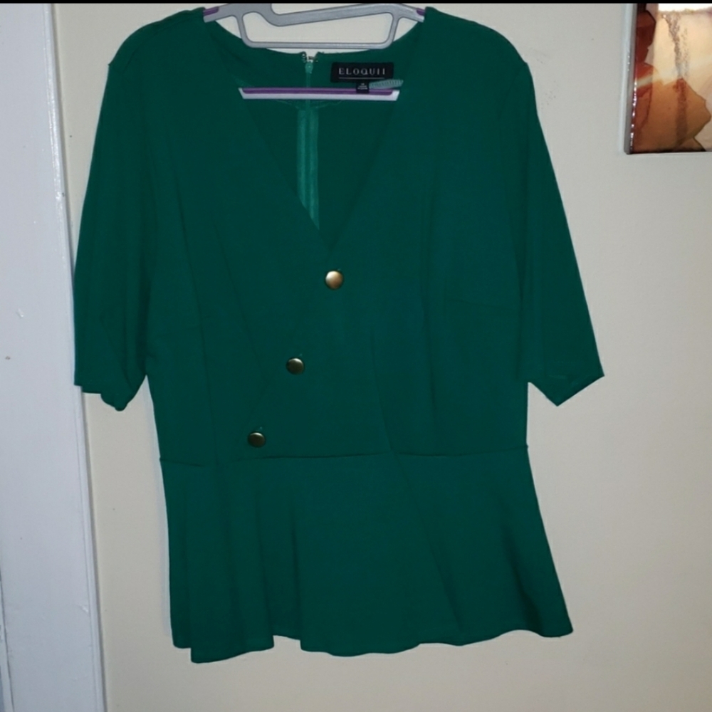 Eloquii Peplum Top 18W